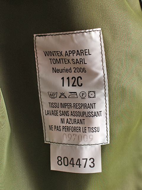 フランス軍CCEカモWaterproofジャケット