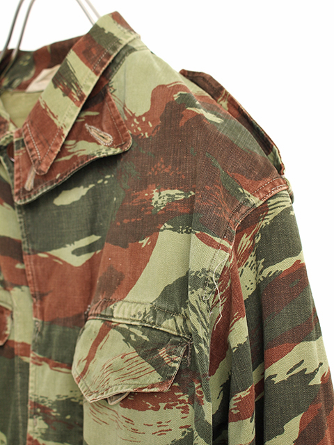 M47 フランス軍　 アルジェリアンタイプのリザードカモ柄 USED】FRENCH ARMY M-47 JKT LIZARD CAMOUFLAGE-OIKOS 毎日を