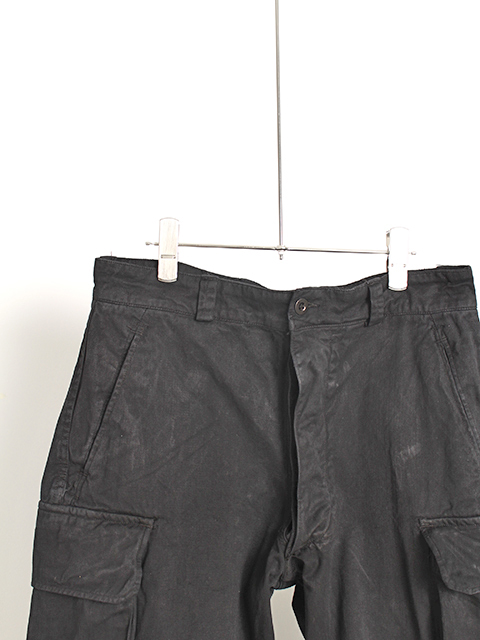 FRENCH ARMY M-47 CARGO PANTS BLACK DYE-OIKOS 毎日を楽しく