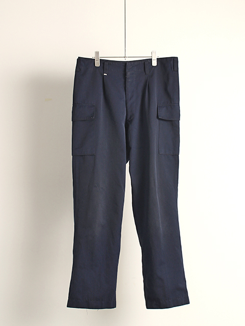 日本カーゴパンツネイビーデッドストックワンウォッシュ