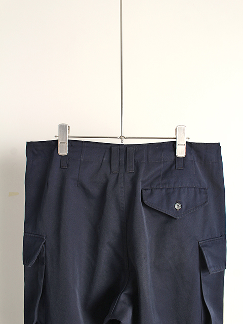 日本カーゴパンツネイビーデッドストックワンウォッシュ