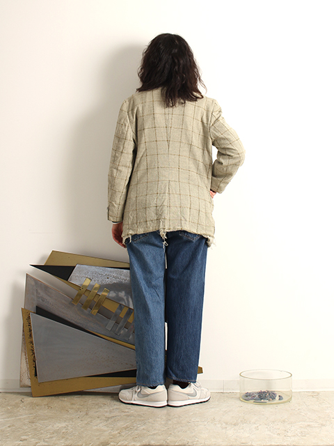 日本ダメージ加工テーラードJKT　ONWARD