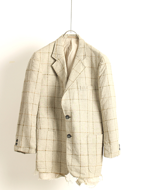 日本ダメージ加工テーラードJKT　ONWARD