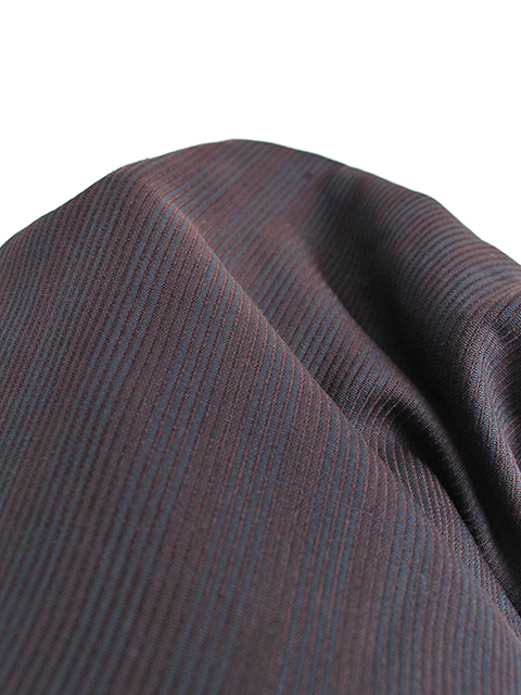 【関税込み】RECTO ネイビー 70s Bohemian トラウザーズ USED】60s～70s JAPAN VINTAGE BLACK STRIPE TROUSERS TALON ZIP