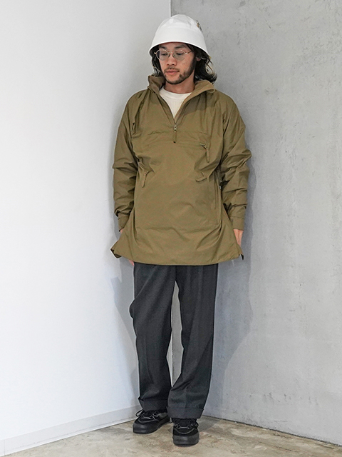 日本ヴィンテージスラックスミディアムグレー純毛製品