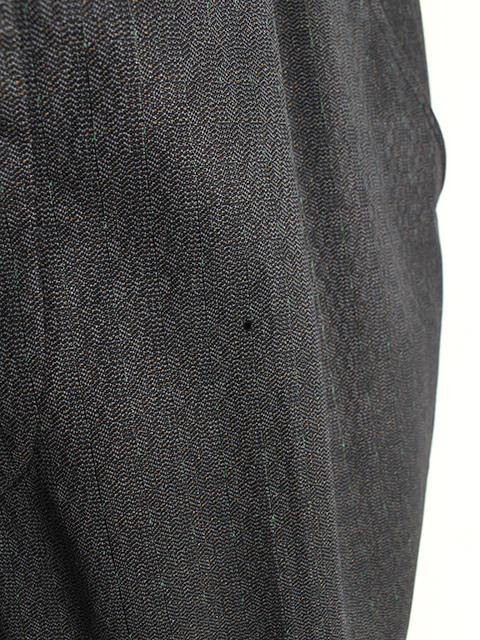 日本ヴィンテージスラックスミディアムグレー純毛製品