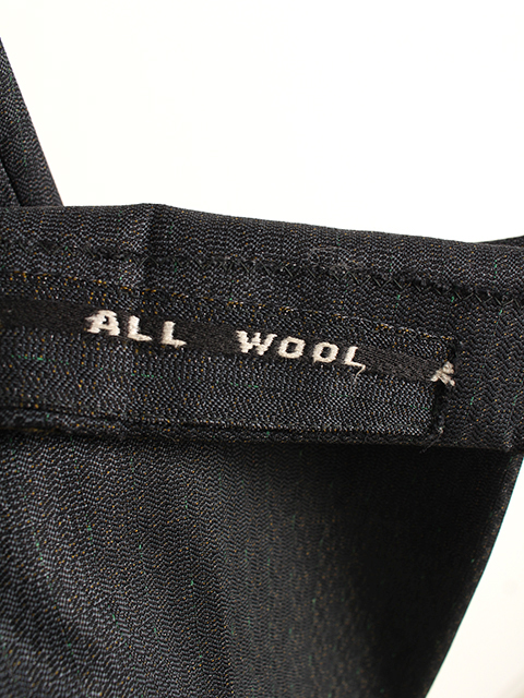 日本ヴィンテージスラックスミディアムグレー純毛製品