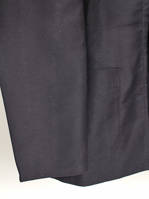 ル･モンサンマルタンブラックモールスキンテーラードジャケット