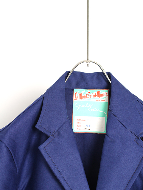 ル･モンサンマルタンブルーモールスキンテーラードジャケット