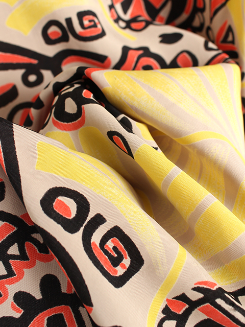 メイドインハワイコットンアロハシャツイエローUSED