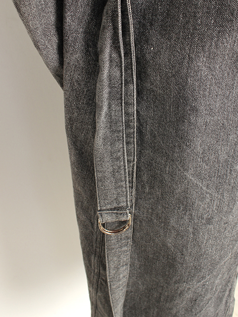 50'sシャンブレーブラックコートManuthDeposee