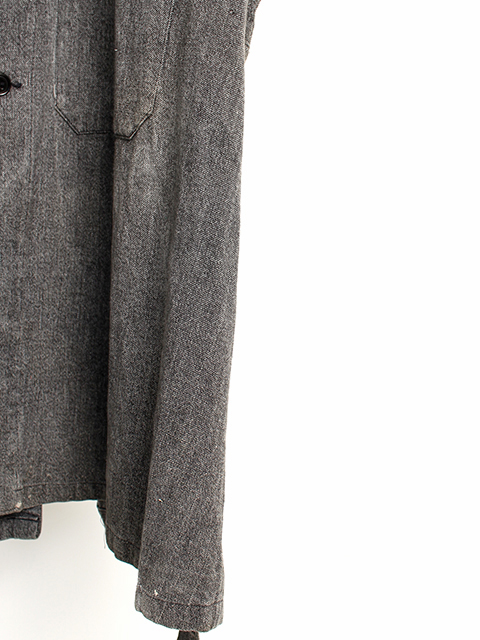 50'sシャンブレーブラックコートManuthDeposee