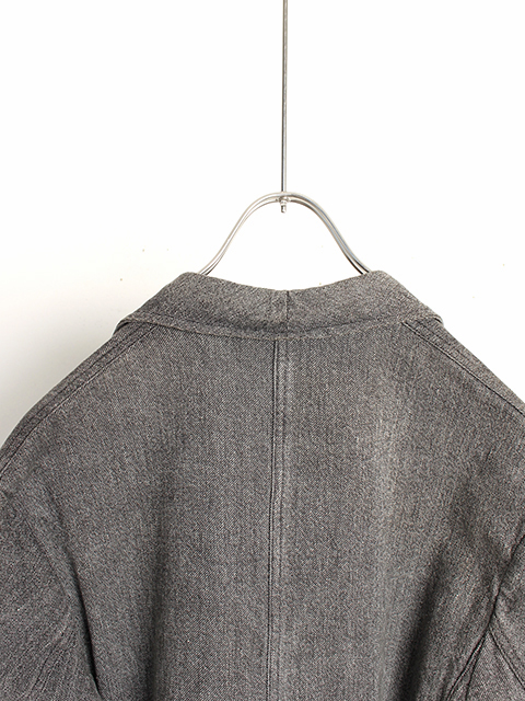 50'sシャンブレーブラックコートManuthDeposee