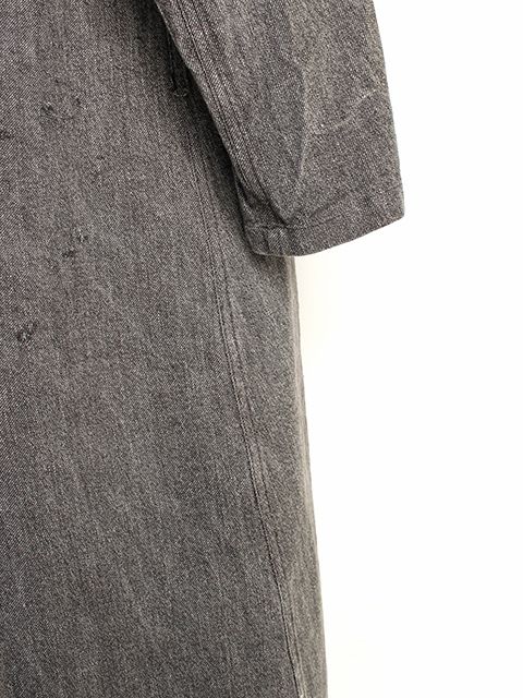 50'sシャンブレーブラックコートManuthDeposee