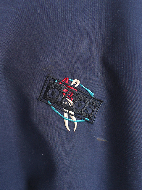 OIKOS刺繍ゴルフジャケットネイビーMunsingwearUSED