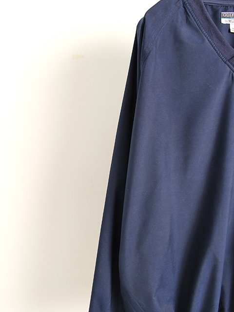 OIKOS刺繍ゴルフジャケットネイビーMunsingwearUSED