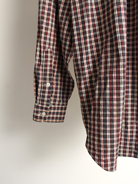 ラルフローレンBIG SHIRTレッド×ブルーチェック　L