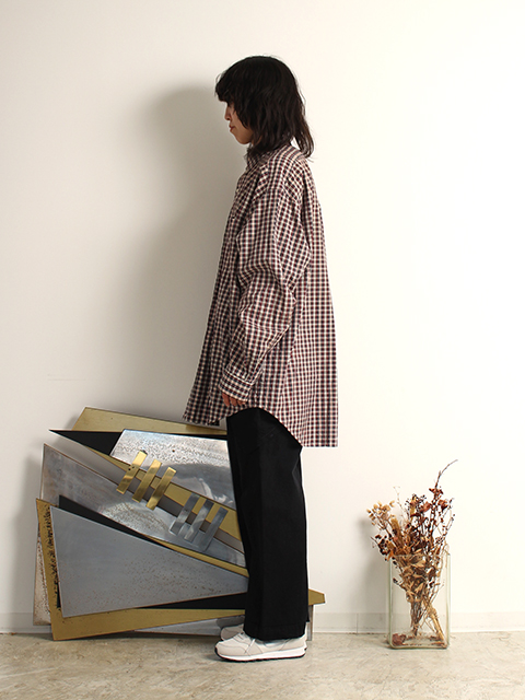 ラルフローレンBIG SHIRTレッド×ブルーチェック　L