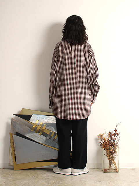 ラルフローレンBIG SHIRTレッド×ブルーチェック　L
