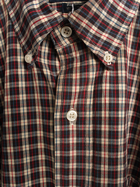 ラルフローレンBIG SHIRTレッド×ブルーチェック　L