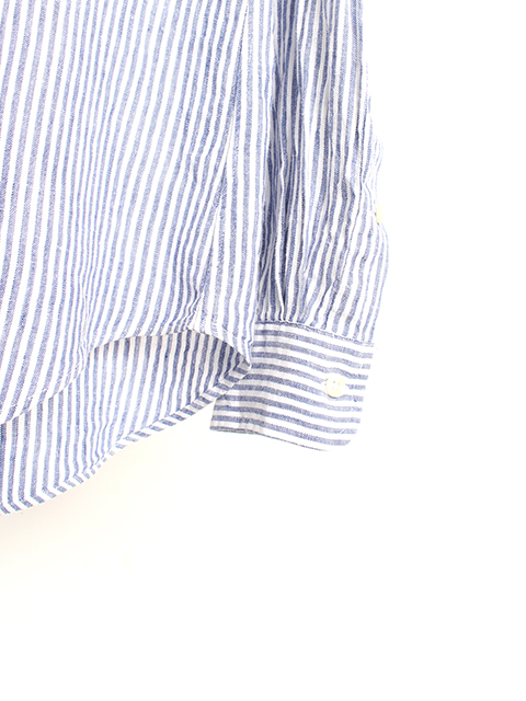 ラルフローレンリネンシャツBDブルーストライプUSED