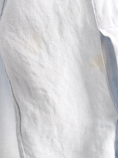 USED】RALPH LAUREN BUTTON DOWN LINEN SHIRT LIGHT BLUE- 毎日を
