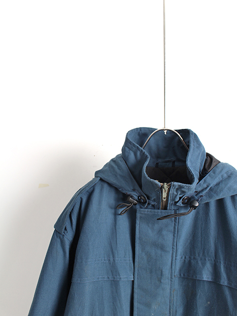 カナダ軍LOGISTIKコットンナイロンジャケットフロントジップベルクロUSED