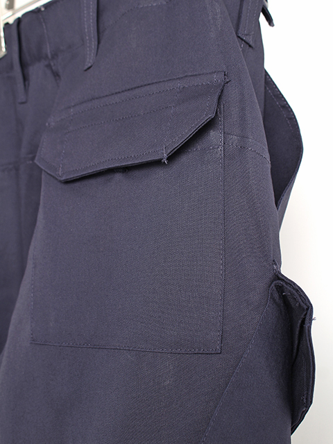 ロイヤルネイビースラントカーゴパンツデッドストック