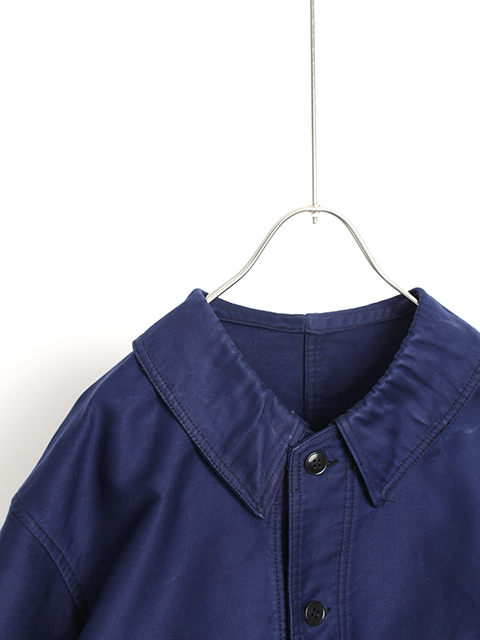 ブルーモールスキン　フレンチカバーオール 1950年代フランス モールスキンカバーオール 1950's French