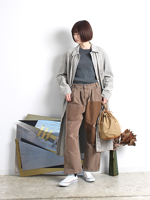 SUNNY SIDE UP RE PAINTER PANTS サニーサイドアップ リメイクペインターパンツ