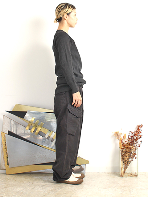 SWEDISH ARMY RIB THERMAL OVER DYED-OIKOS 毎日を楽しく豊かにする