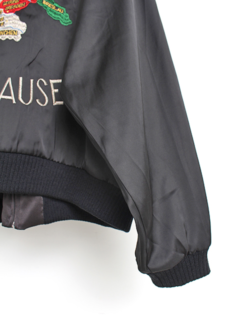 THRIFTY LOOK】REVERSIBLE SOUVENIR GERMANY JACKET SATIN