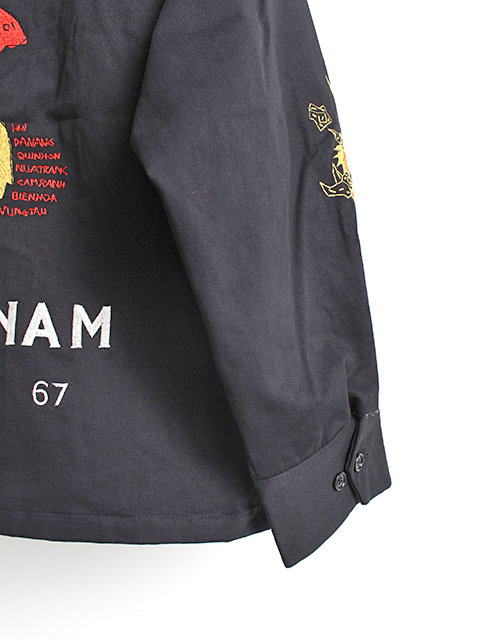 THRIFTY LOOK】SOUVENIR VIET-NAM JACKET COTTON - OIKOS 毎日を