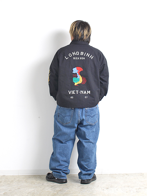 THRIFTY LOOK】SOUVENIR VIET-NAM JACKET COTTON - OIKOS 毎日を