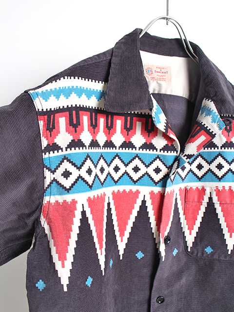 TOWNCRAFT】50s CORDUROY SHIRTS SNOW PATTERN - OIKOS 毎日を