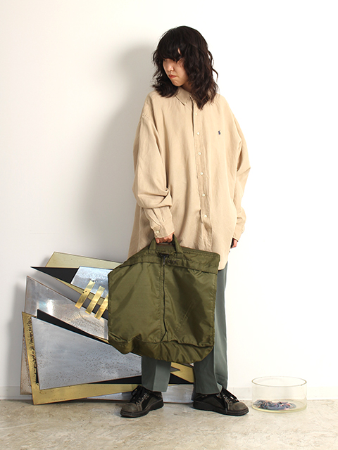 80s USAF ヘルメットバッグ　SCOVILLジッパー USED】US AIR FORCE HELMET BAG -SCOVILL ZIP-OIKOS 毎日を