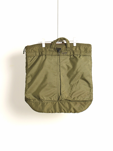 80s USAF ヘルメットバッグ　SCOVILLジッパー USED】US AIR FORCE HELMET BAG -SCOVILL ZIP-OIKOS 毎日を