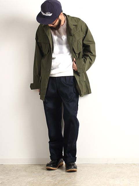 DEAD STOCK】US ARMY JUMGLE FATIGUE SHIRT 3RD-OIKOS 毎日を