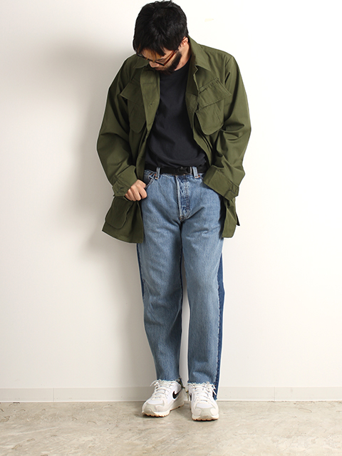 DEAD STOCK】US ARMY JUMGLE FATIGUE SHIRT 3RD-OIKOS 毎日を楽しく
