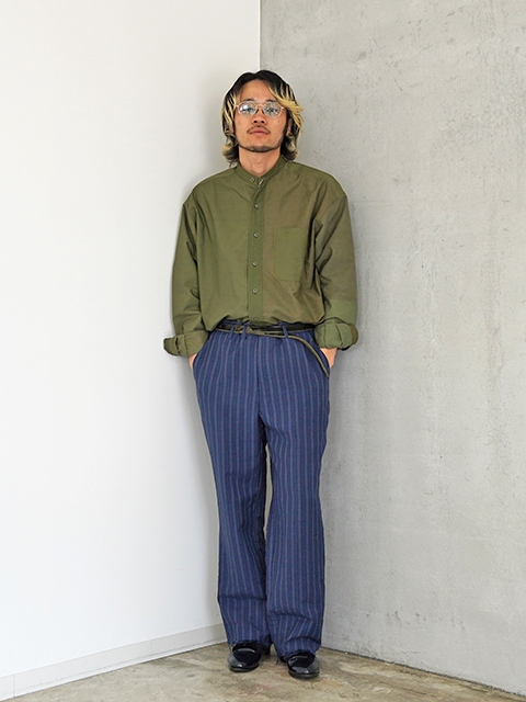 リメイク1945US MILLノーカラーシャツYOUSED