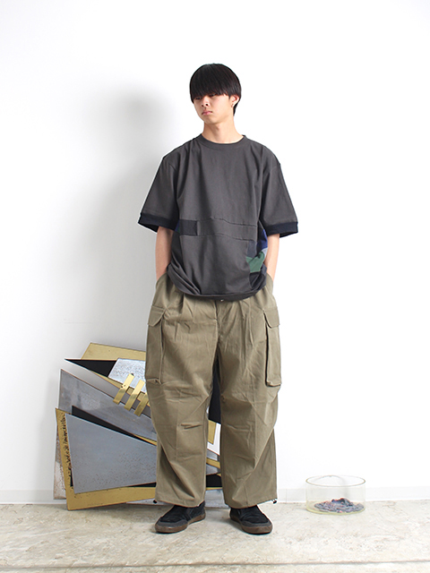yousedパネリングパッチワークティー24SS02