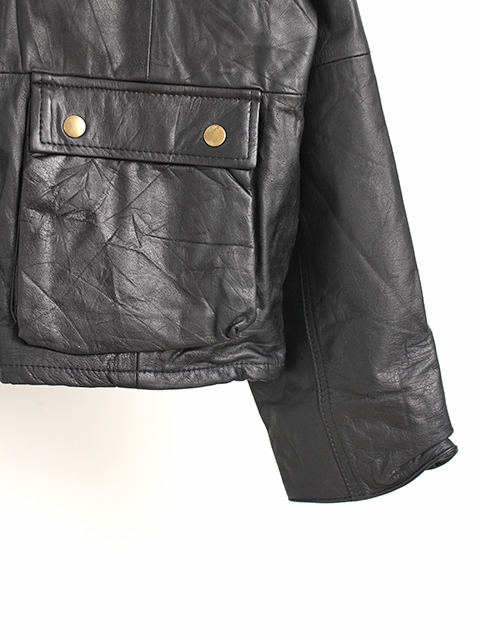 yoused】LEATHER FISHING JACKET - OIKOS 毎日を楽しく豊かにする洋服