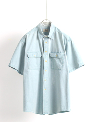 L.L.Beanショートスリーブワークシャツ エルエルビーン半袖ワークシャツUSED