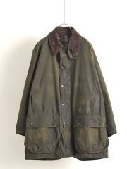 3ワラントバブアーボーダーオリーブC46USED