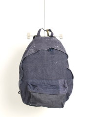 ネイビーリネンデイバッグサニーサイドアップ