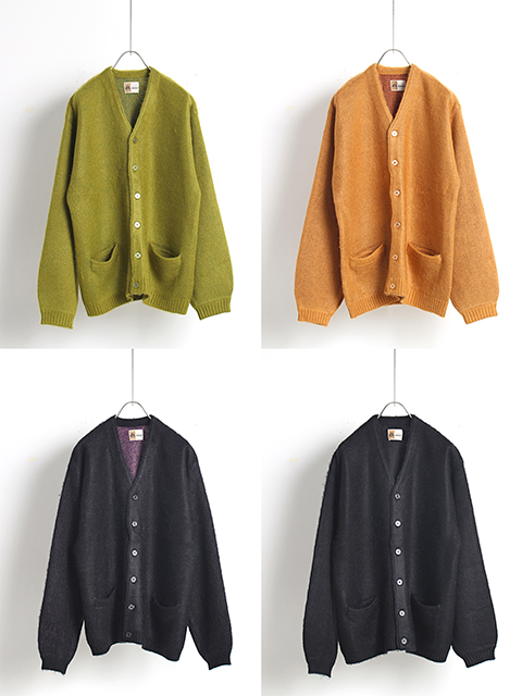 TOWNCRAFT SHAGGY COLOR CARDIGAN タウンクラフト シャギーカラーカーディガン