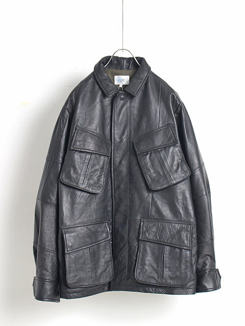 yoused LEATHER JUNGLE FATIGUE JACKET
