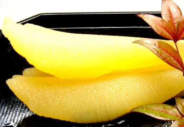 数の子・皮むき