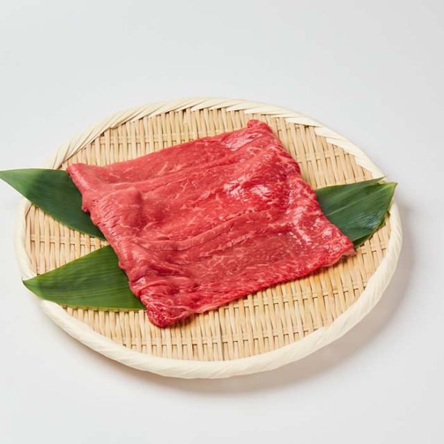 贈答用木箱入り】美笑牛モモすき焼き用 600g