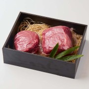 【贈答用木箱入り】美笑牛ランプステーキ300g